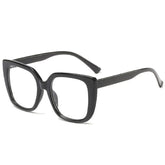 Yvette Popular Rectangle Glasses Frames Rectangle Frames Southood C1 black clear